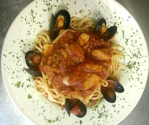 Seafood Marinara at Mama Leone's